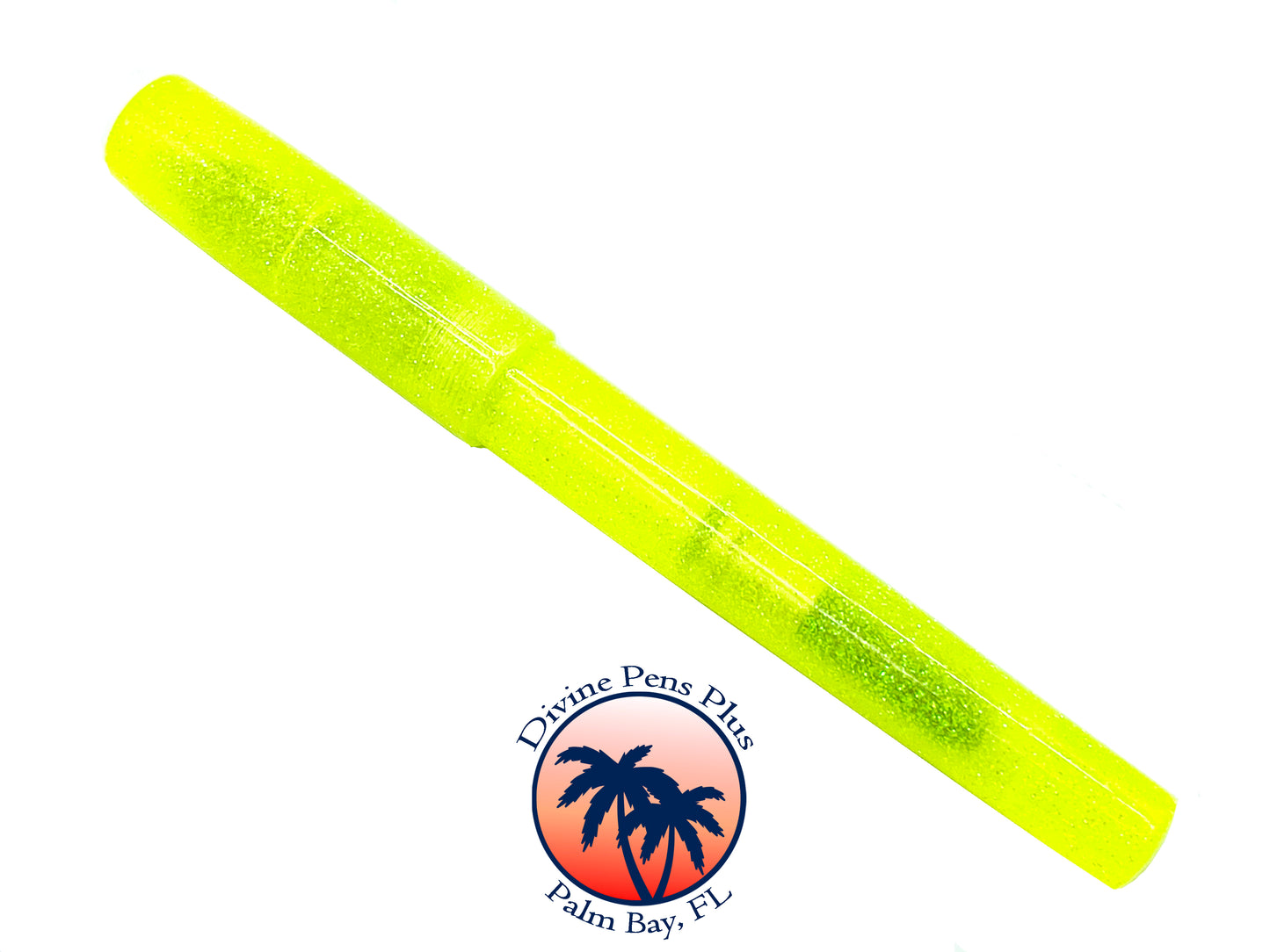 Spes Fountain Pen - "Highlighter Yellow" Glitter