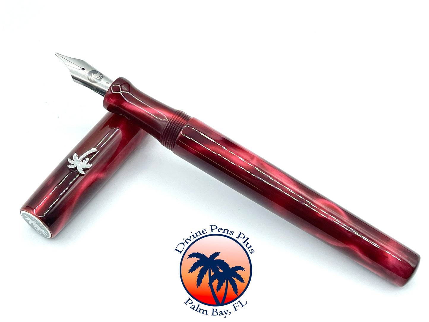 Spes Fountain Pen - "Red Sky @ Night" Pourly Controlled