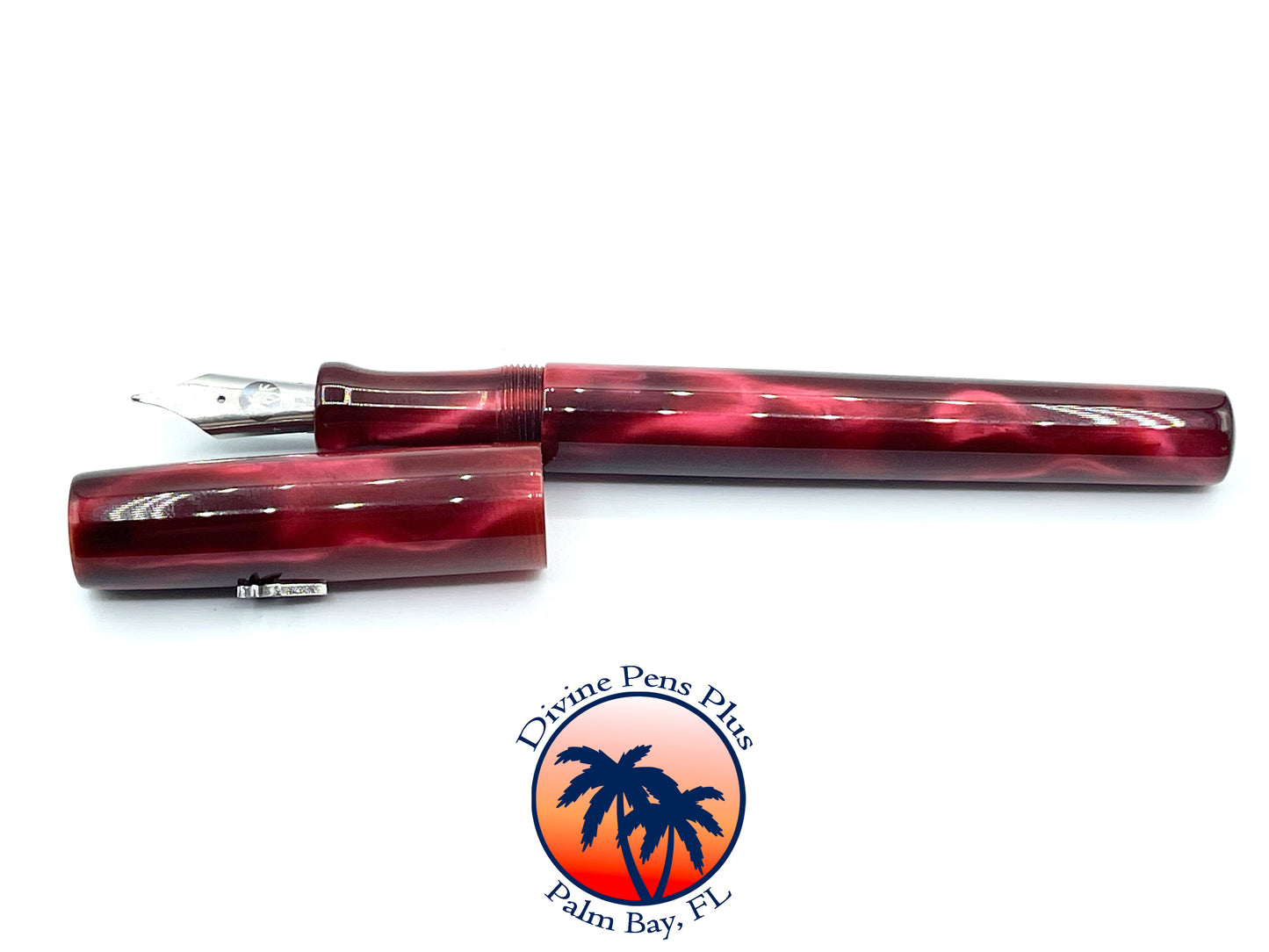 Spes Fountain Pen - "Red Sky @ Night" Pourly Controlled