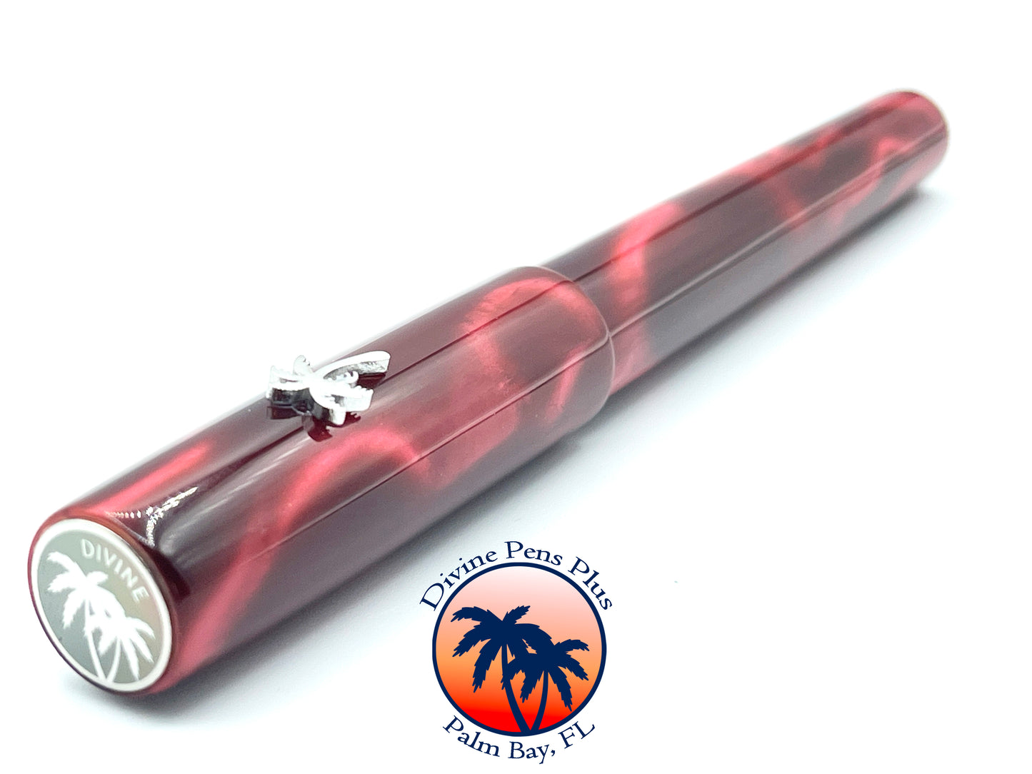 Spes Fountain Pen - "Red Sky @ Night" Pourly Controlled