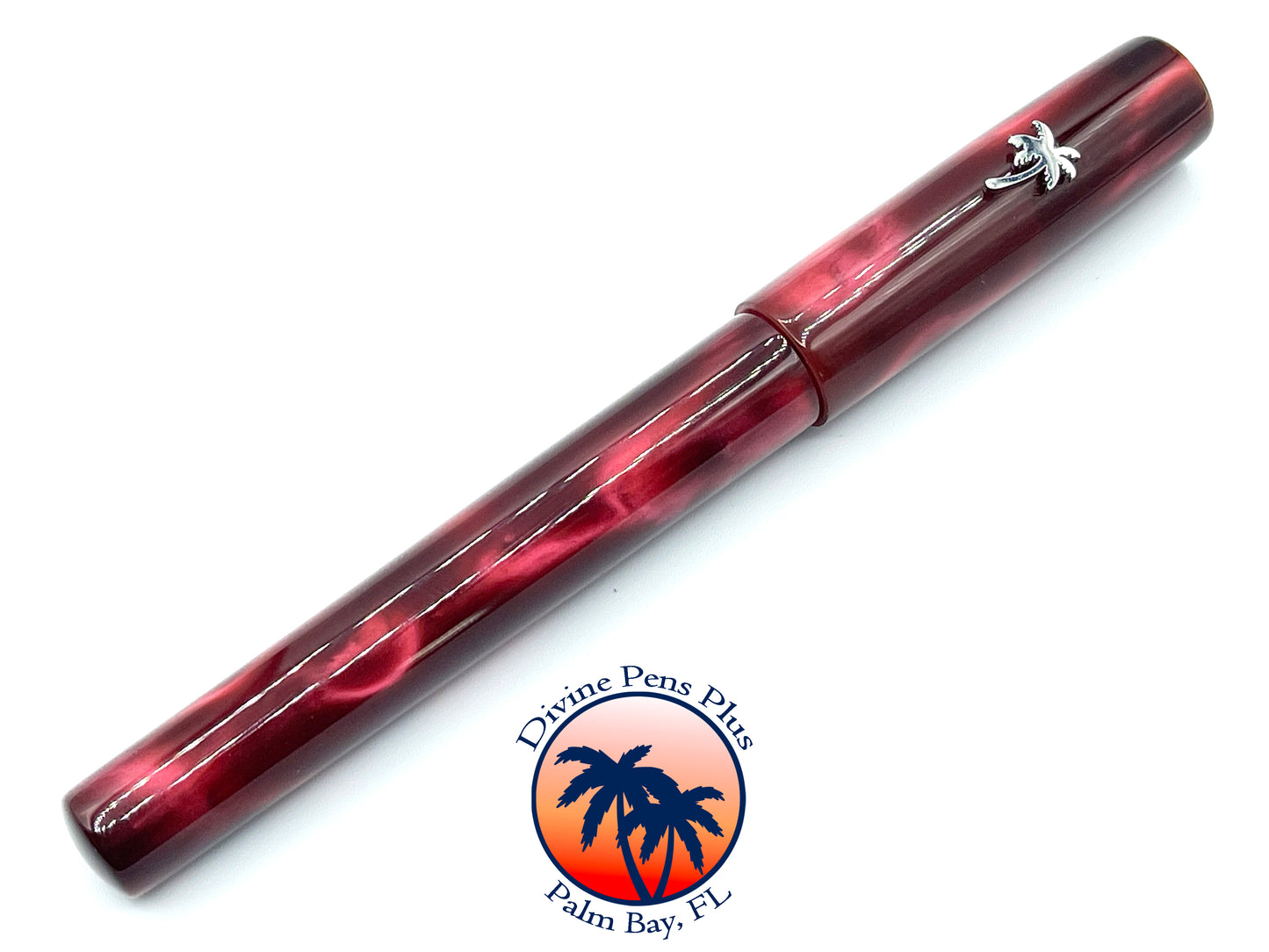 Spes Fountain Pen - "Red Sky @ Night" Pourly Controlled