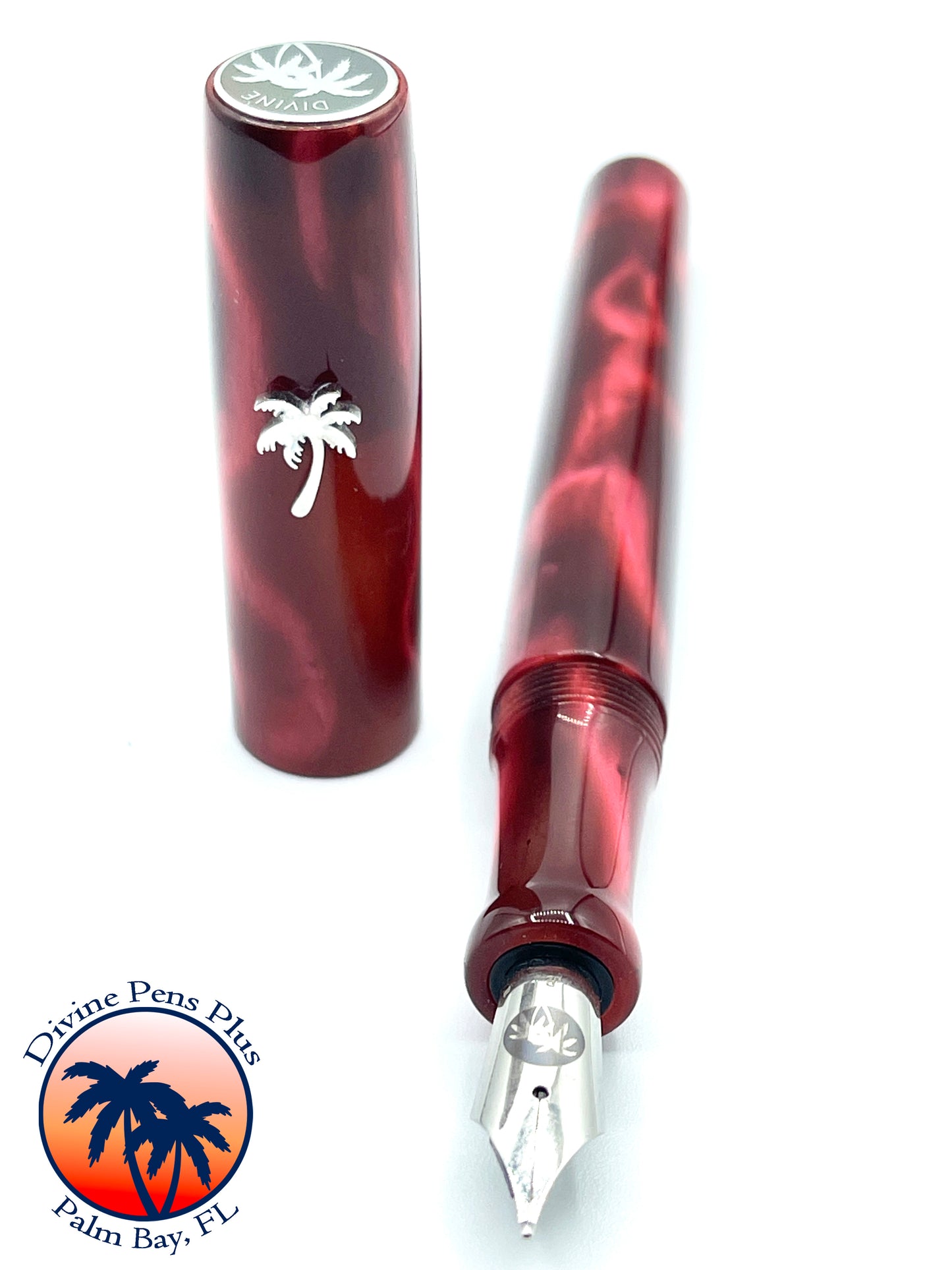 Spes Fountain Pen - "Red Sky @ Night" Pourly Controlled