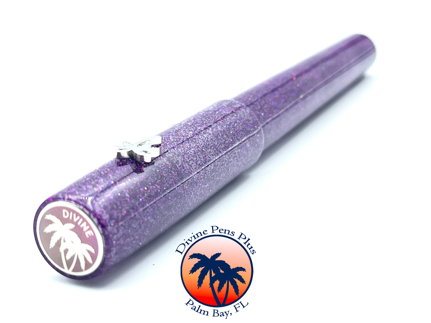 Spes Fountain Pen - "Tanzanite" Glitter