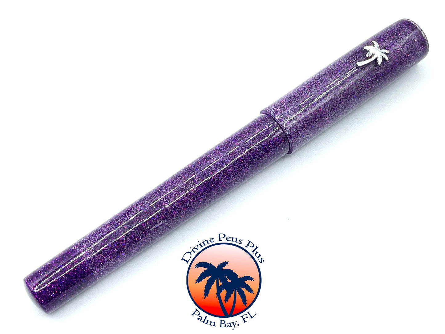 Spes Fountain Pen - "Tanzanite" Glitter