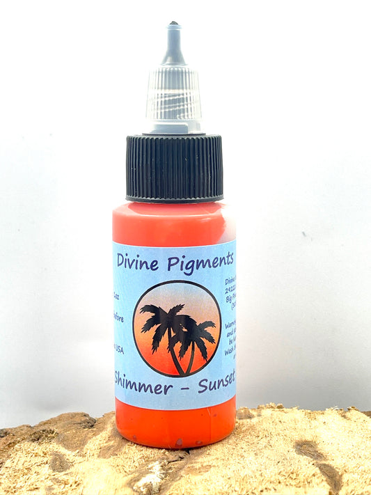 Liquid Shimmer - Sunset Orange