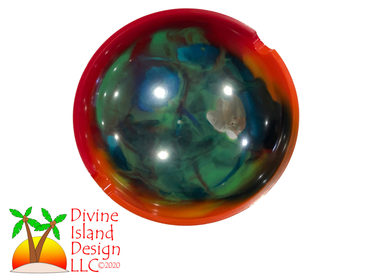 Round Multicolor Trinket/Ashtray