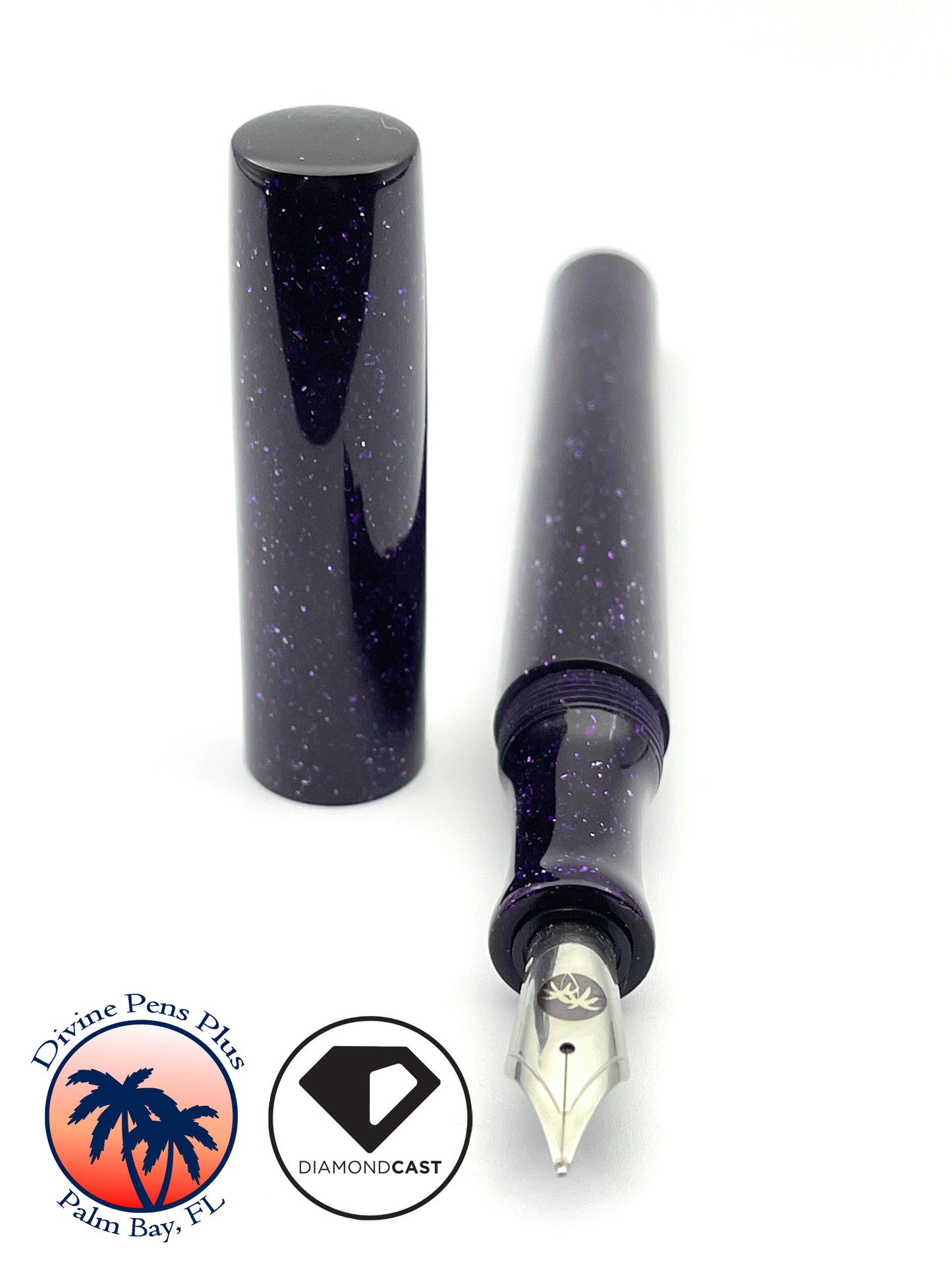 Spes Fountain Pen - "Purple Radiance" DiamondCast™