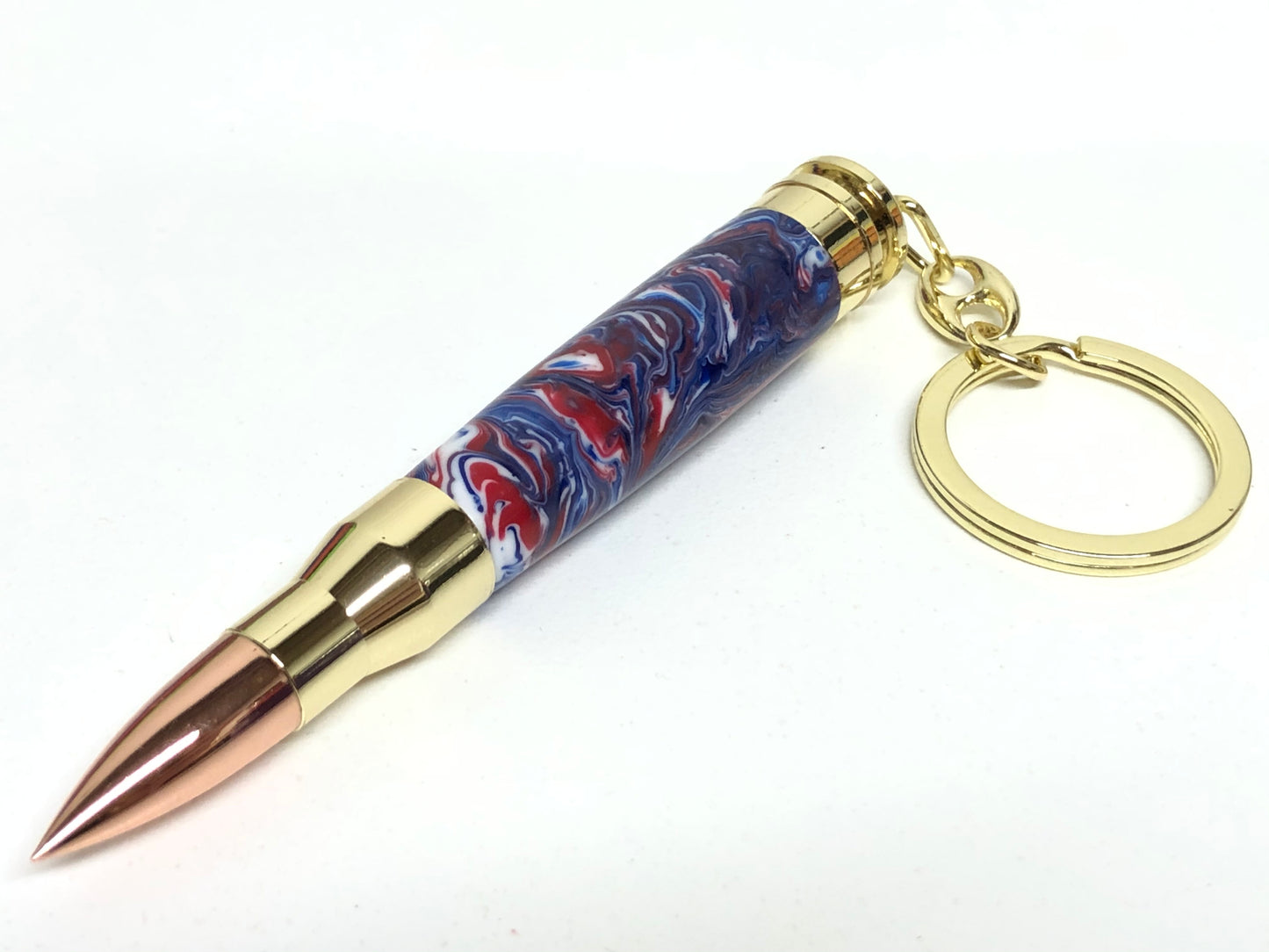 Bullet Key Chain / Gold - Resin / Independence Day