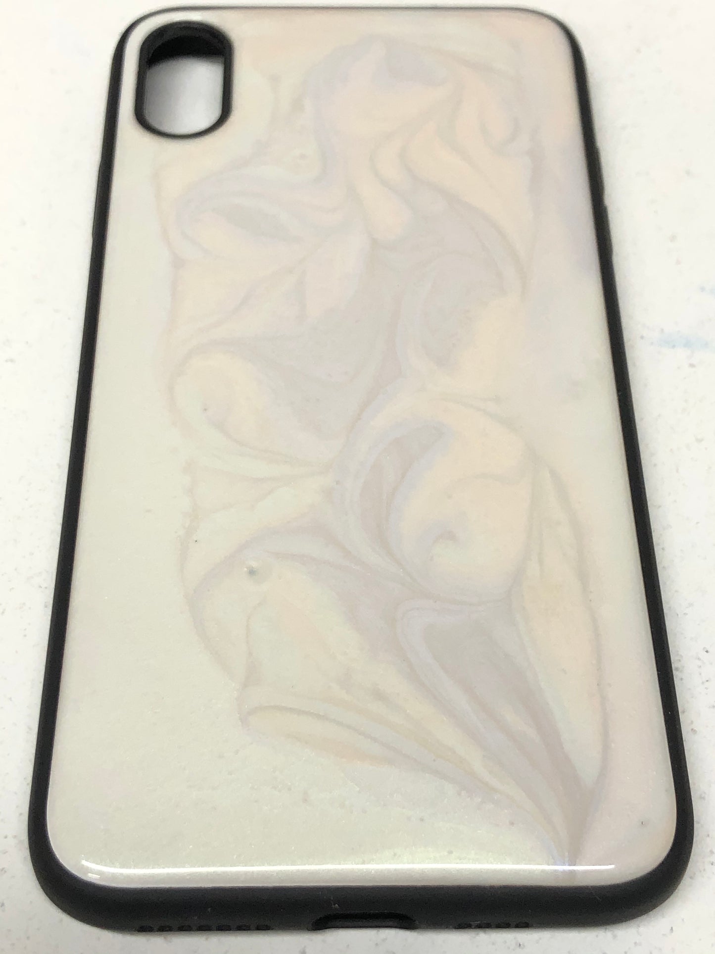 iPhone XS Max Phone Case - "Pearl" Resin