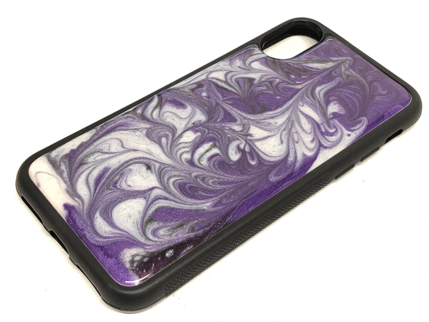 iPhone X/XS Phone Case - "Purple Sky" Resin