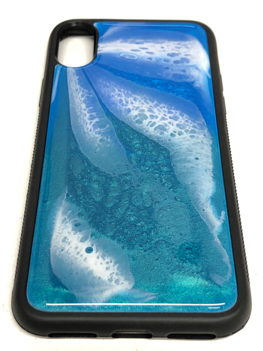 iPhone X/XS Phone Case - "Ocean" Resin