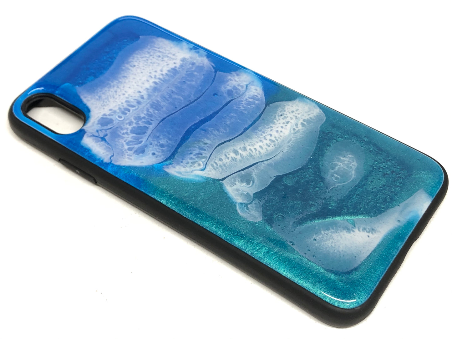 iPhone XS Max Phone Case - "Ocean" Resin