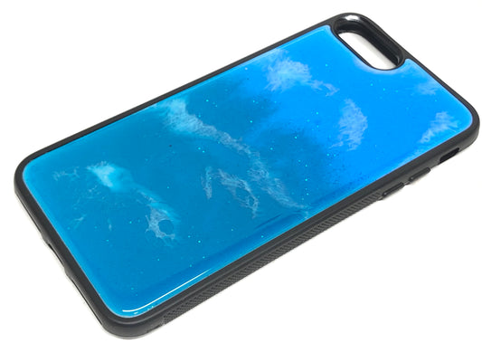 iPhone 7/8 Plus Phone Case - "Ocean" Resin