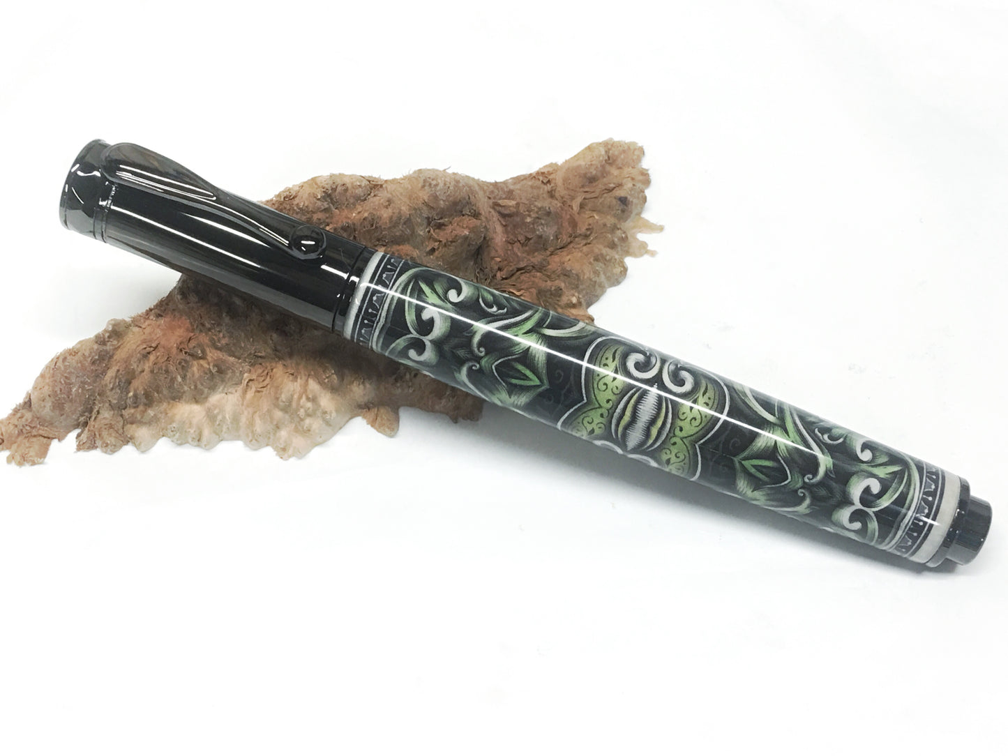 Zen Rollerball / Gunmetal - Playing Card Clear Cast