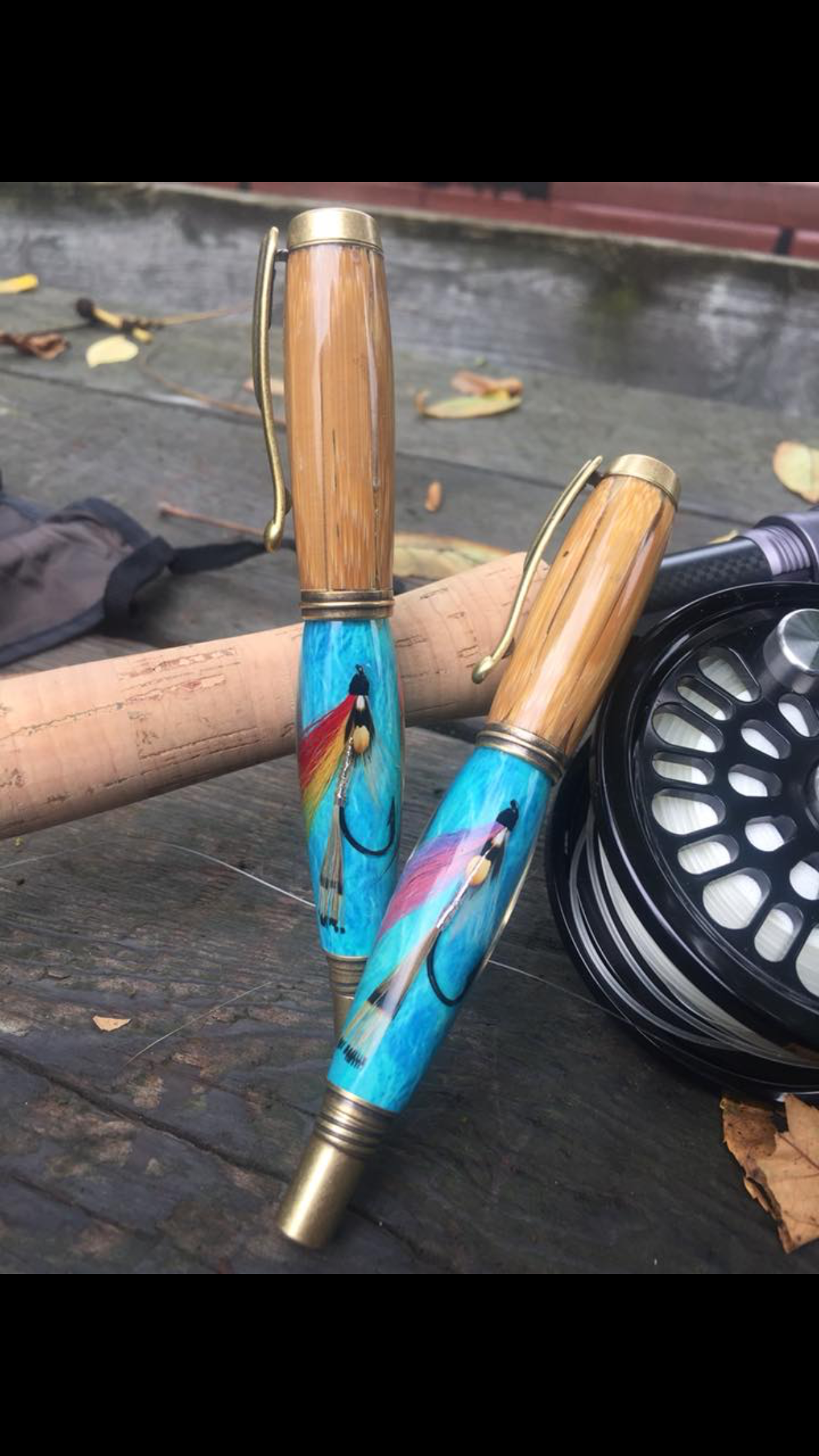 Fly - Blue and Yellow  / Steelhead Salmon Clear Cast - Jr Series
