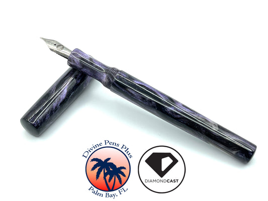 Palm Bay Fountain Pen - "Ecto Purple" DiamondCast™