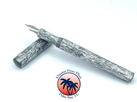 Palm Bay Fountain Pen - "Liquid Metal"