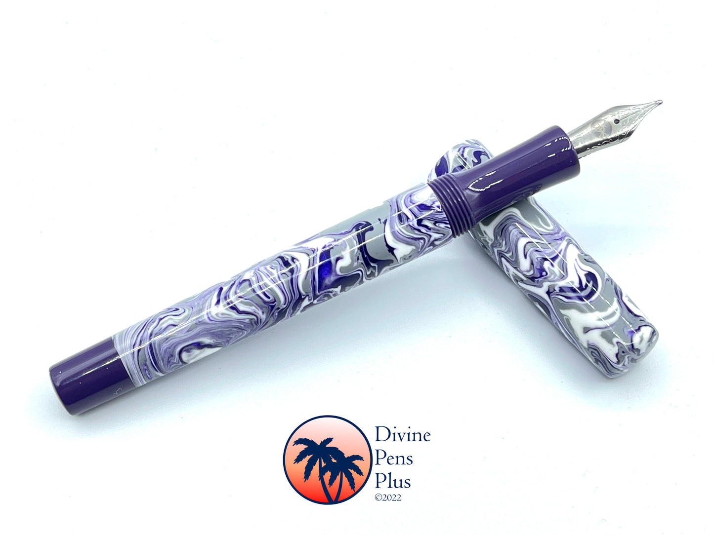 Palm Bay Fountain Pen - "Purple Haze"