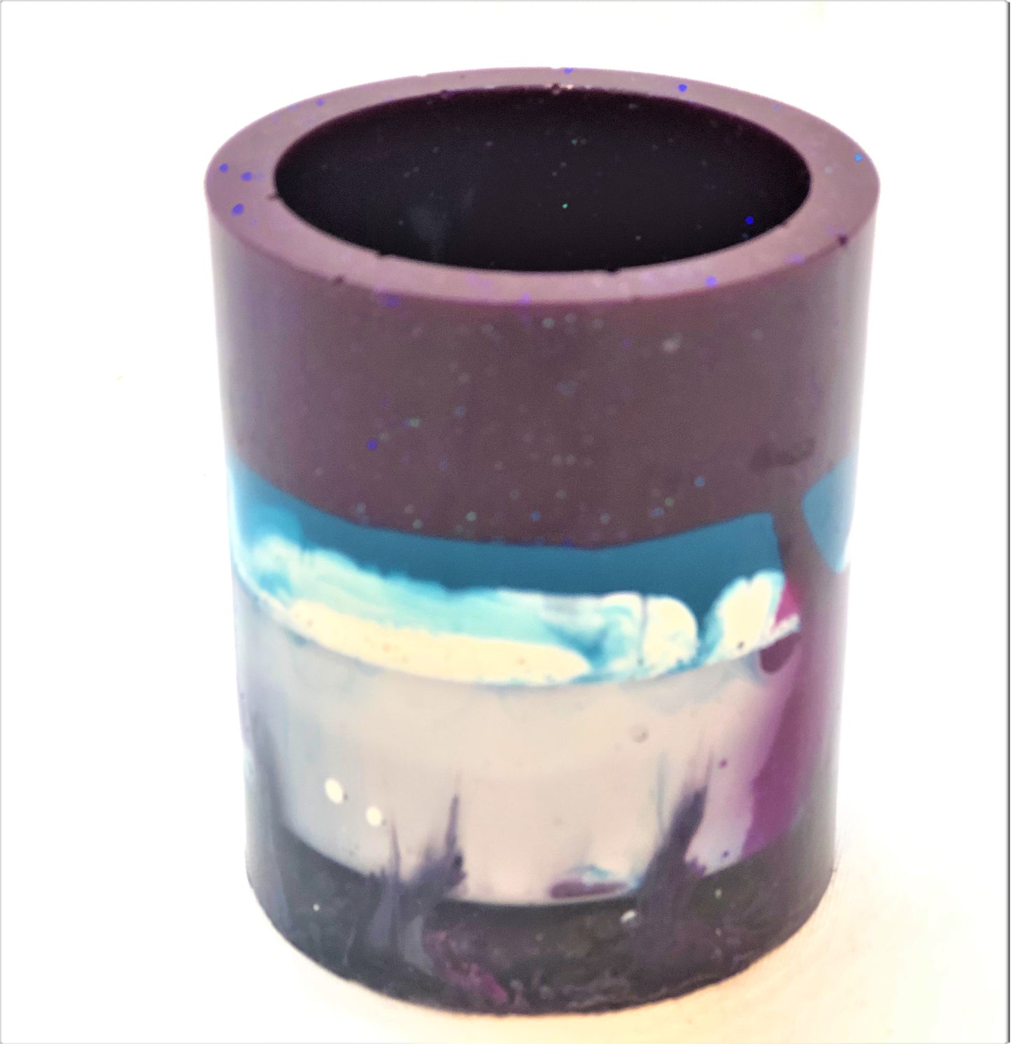 Small Purple and Blue Trinket Holder