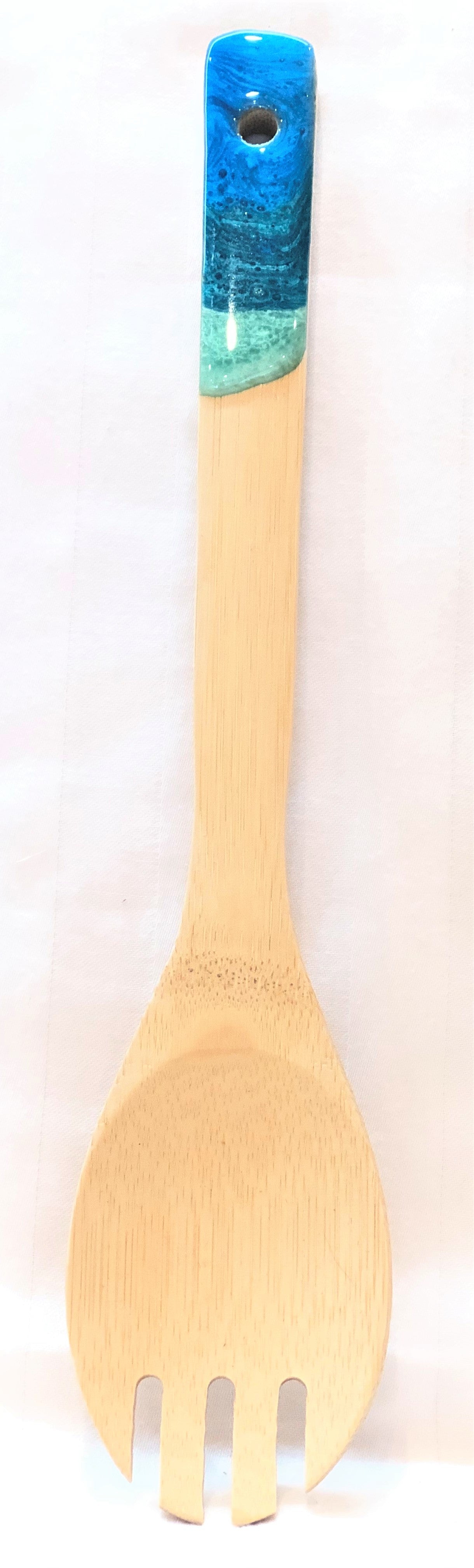 Utensils - Bamboo Cooking Utensils with Resin Handle